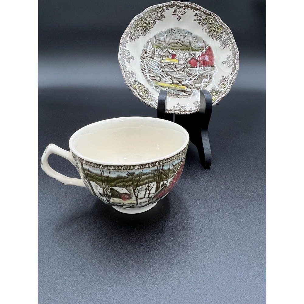 Johnson Brothers Friendly Village Teacup Set - The Ice House English China
